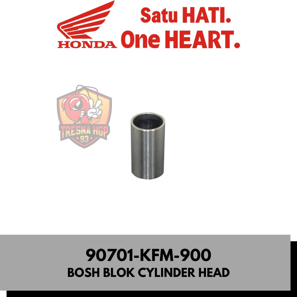 90701-KFM-900 BOSH BLOK CYLINDER HEAD BEAF ESP SCOOPY ESP & GENIO ORIGINAL | DOWEL PIN SPECIAL 8X14 