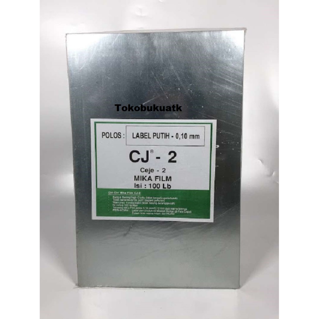 

Plastik Mika 0-1 Mm Ukuran F4