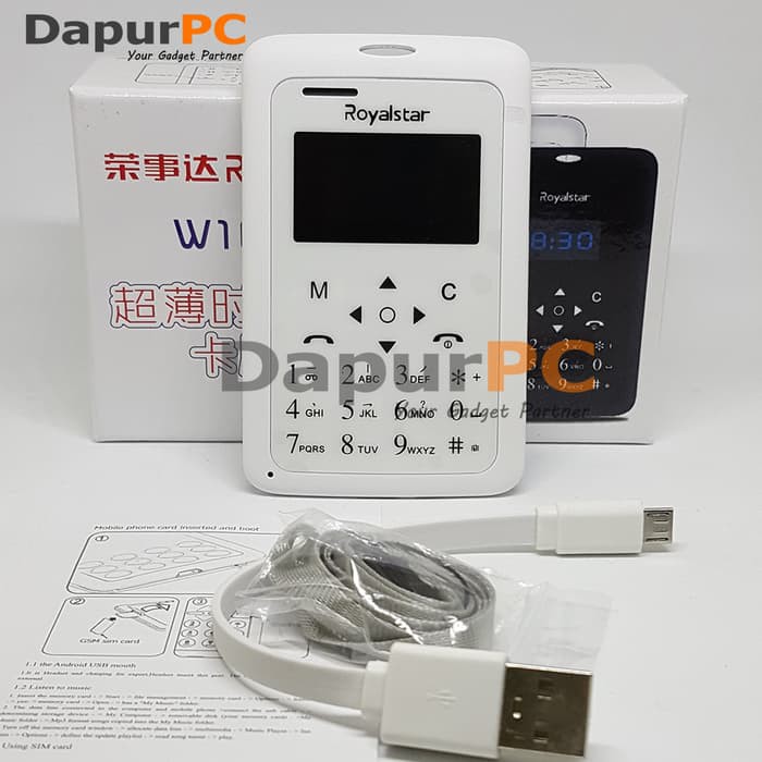 NSRTG780 Handphone Ukuran Kartu Kredit Royalstar W102