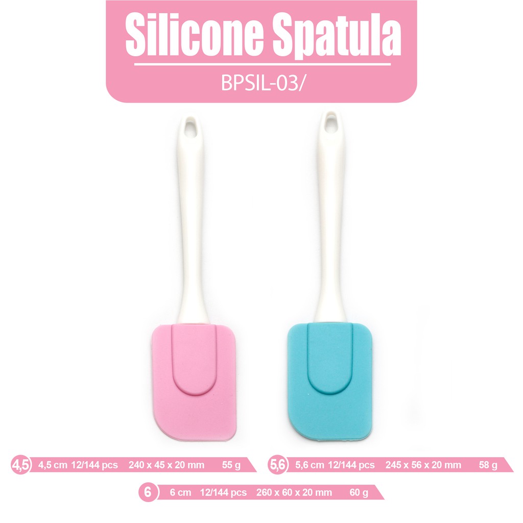 Spatula Silikon Kitchen CaTalina Silicone Spatula BPSIL 03/5.6 / Sepatula silikon