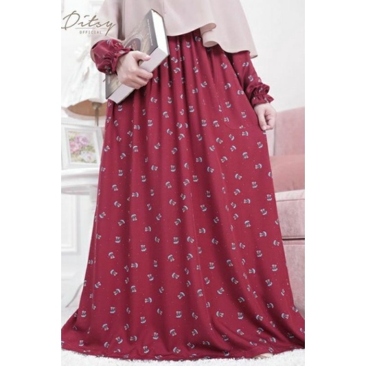 Ditsy Juli 2021 - Liccea Maroon, size S