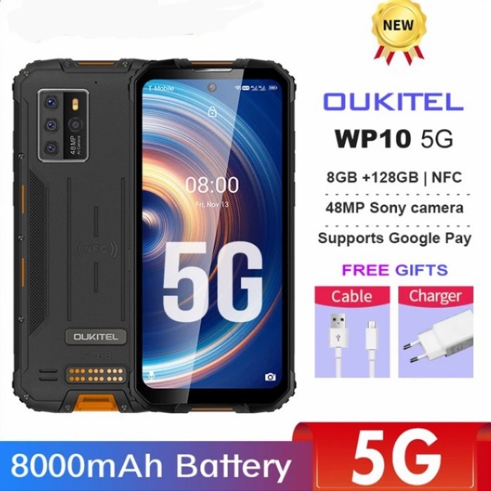 Oukitel WP10 5G Tahan Banting Tahan Air