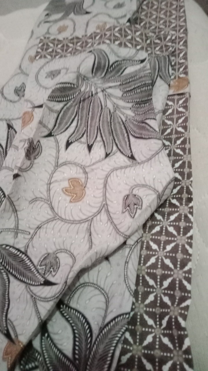 M-l-xl-xxl Batik Tunik Wanita Asj Sa Hrb026 Kenongo Pekalongan Sogan Tulis