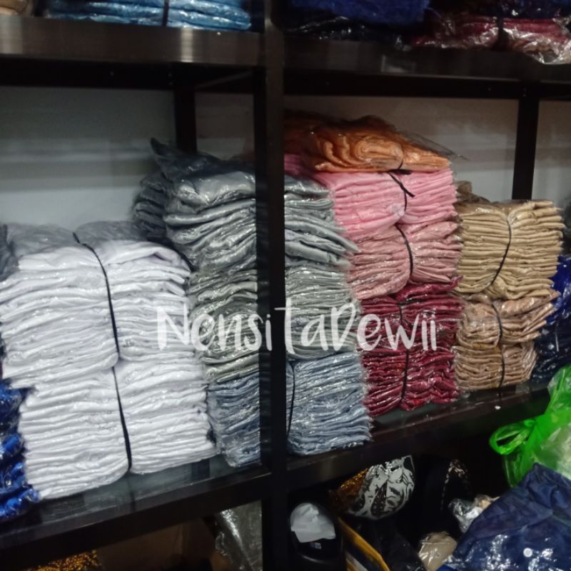 Manset Kaos Jumbo / Resleting Belakang - Warna Lengkap