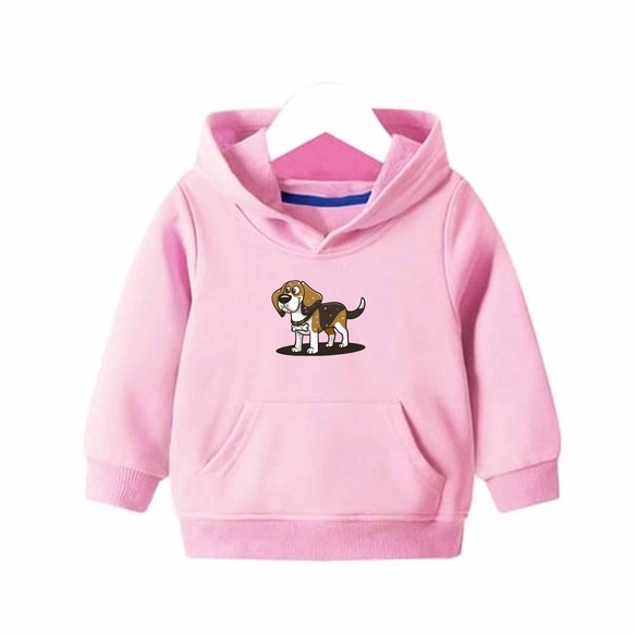 Hoodie Dog brownies Anak Fleece Pakaian Anak