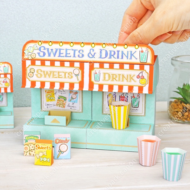 Drink And Suites Bar Nostalgic Papercraft