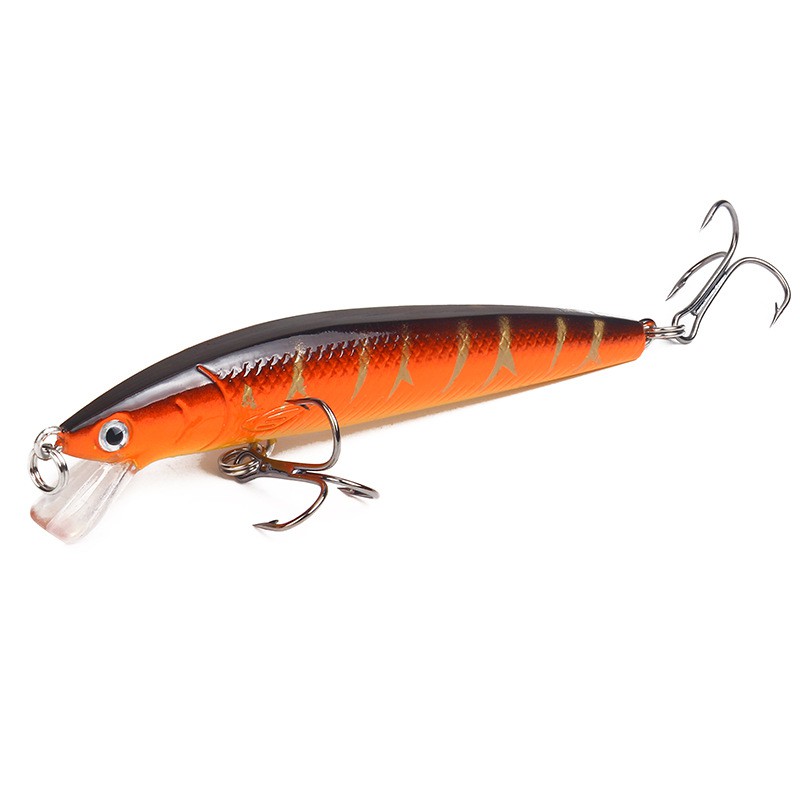 Shengyao 1Pcs Minnow Ikan Kecil Fishing Lure 10cm 7.5g  Mengambang Buatan Umpan Pancing Keras Bass Wobblers