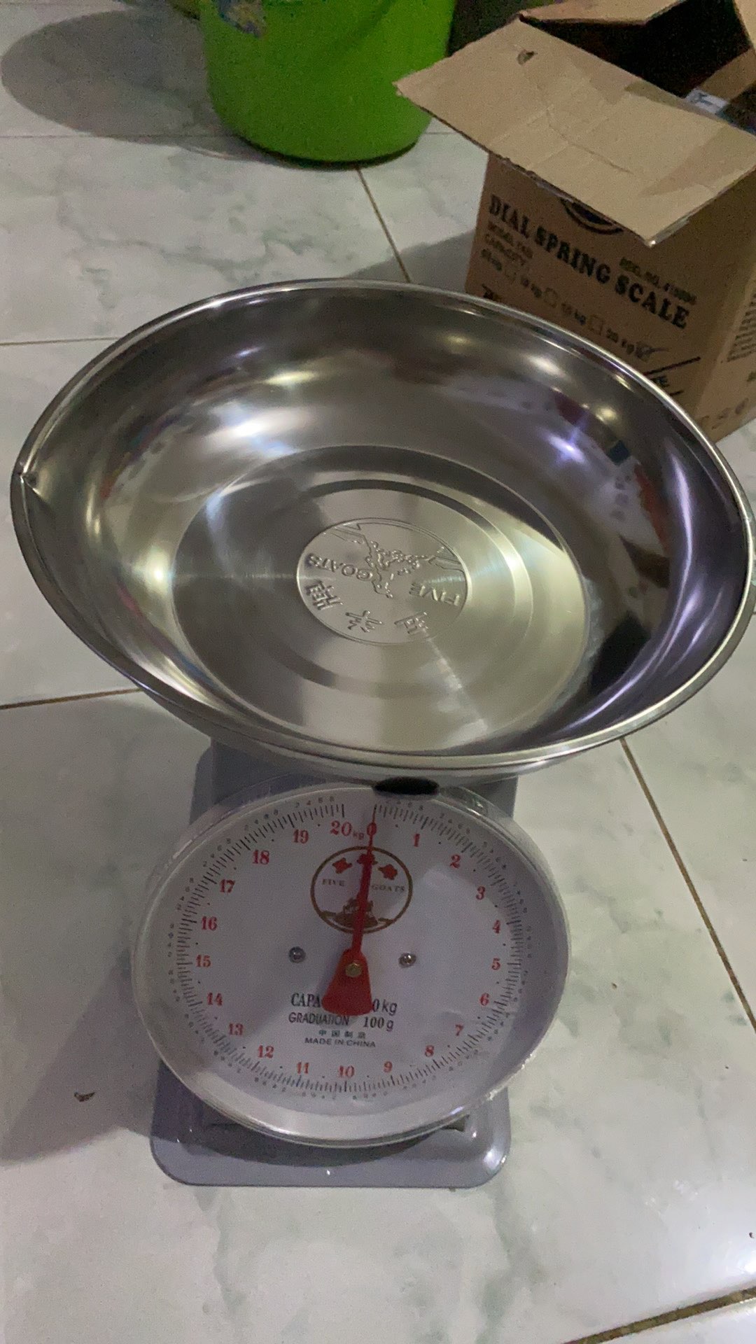 Timbangan Jarum Buah Five Goats Asli