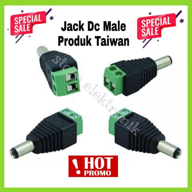 Jack DC Power Male Jack CCTV dan LED