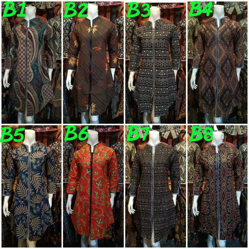 Tunik Wanita terbaru 2021 kekinian dress muslim | Tunik batik Pekalongan