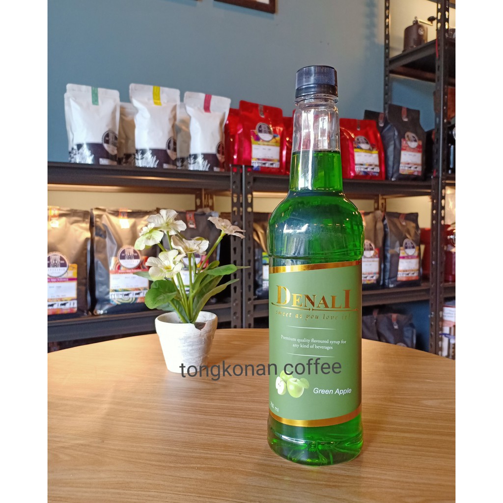 

Green Apple Denali Syrup 750ml | Flavour sirup minuman