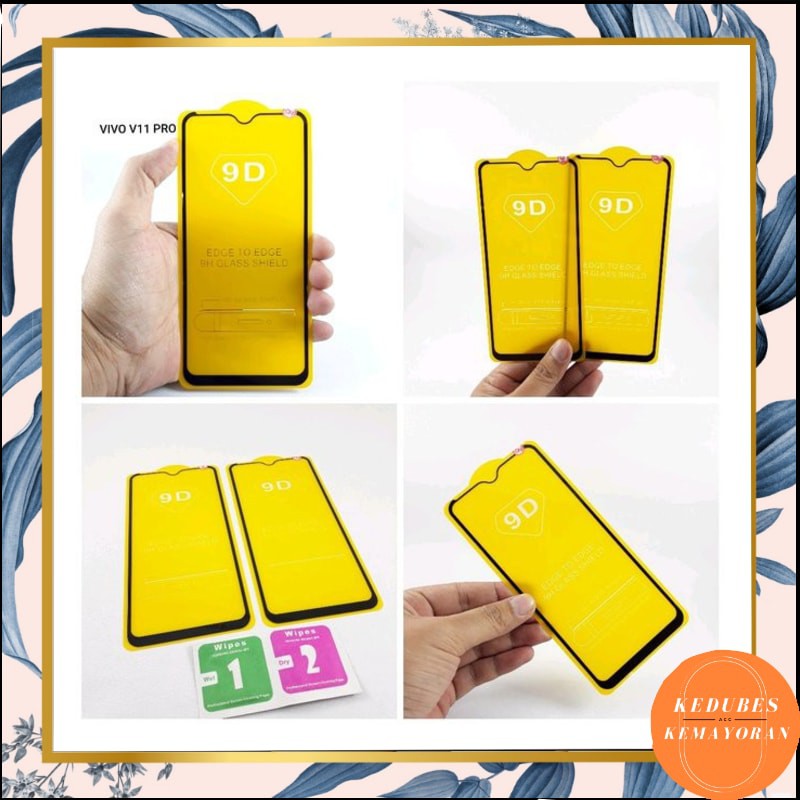 Tempered Glass Full 9D/5D VIVO V11pro, V11i, V5, V5+, V7+, V9, V7, Y95, Y93, Y91 [KK]