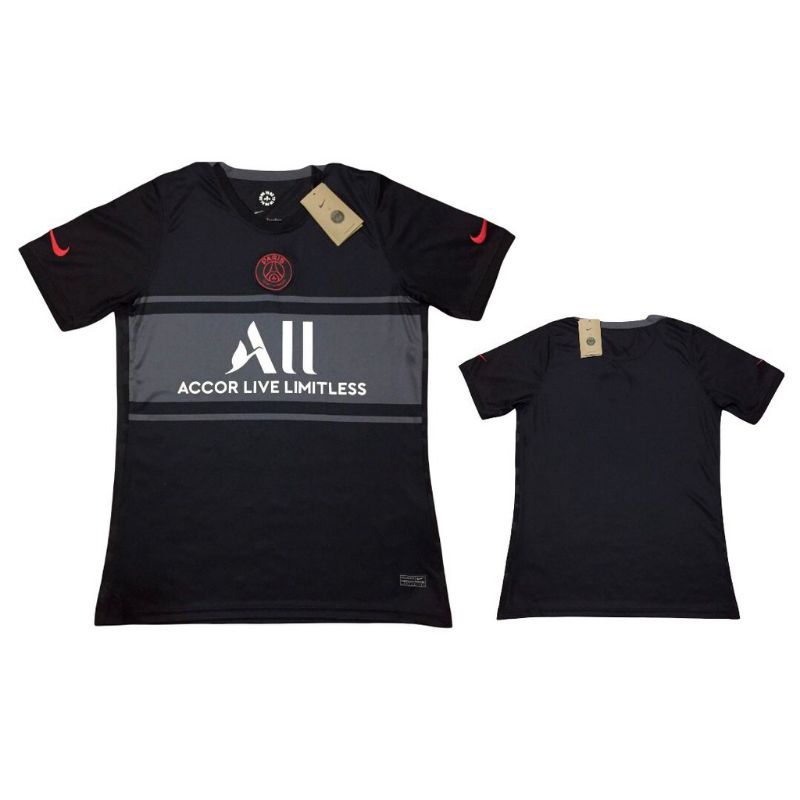 Jersey Bola PSG Paris Saint Germain 3rd Third Hitam 2021 2022 Grade Ori Import High Quality HQ Premi