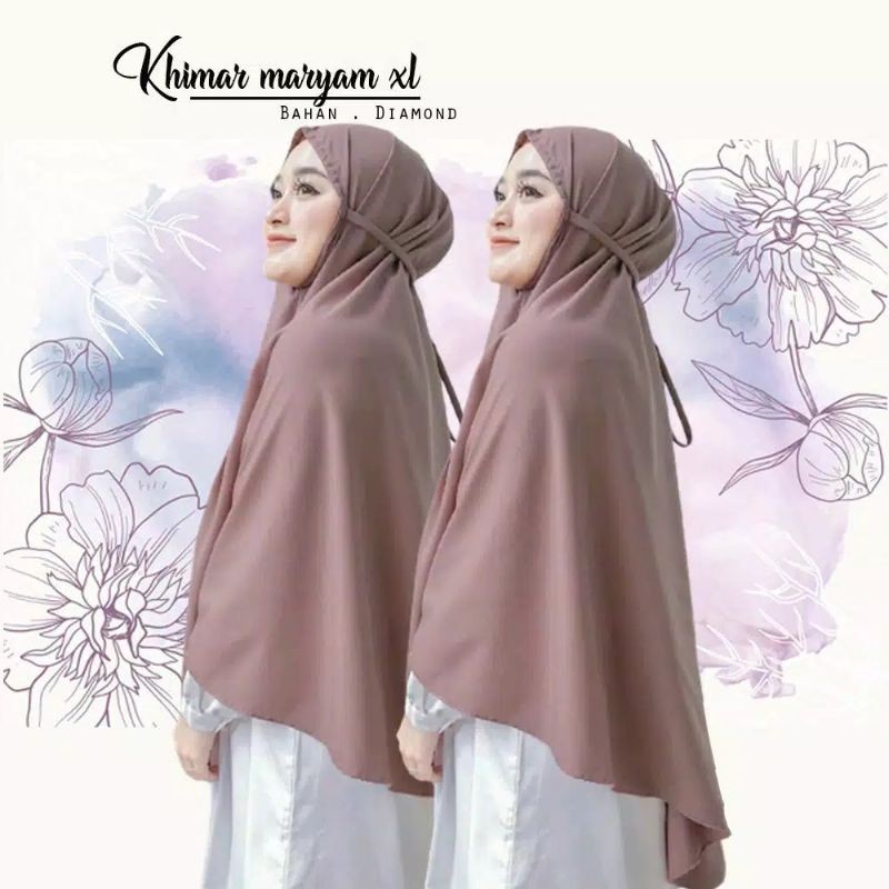 Bergo Maryam Jumbo / Bergo jumbo Diamond / Bergo Tali Jumbo