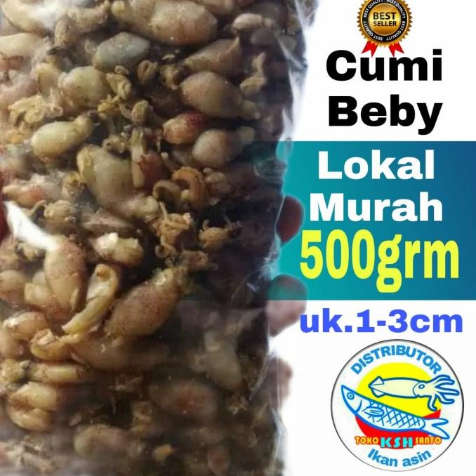 

Ikan Asin Cumi Beby Lokal Murah-500Gram