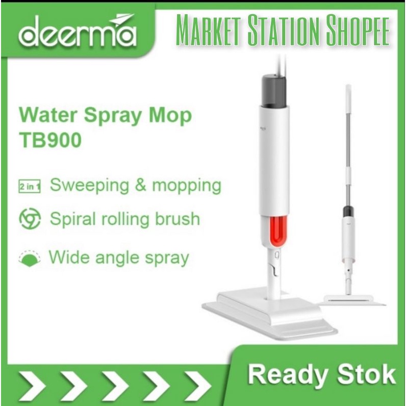 Deerma TB900 Multifunction Water-Spray Mop Sweeper 230ml Dustbin 280ml Watertank
