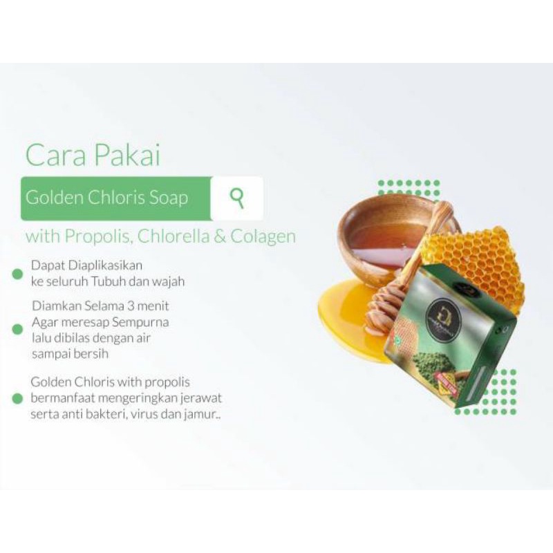 TERLARIS Sabun Golden Chloris Propolis ASM BEAUTY CARE