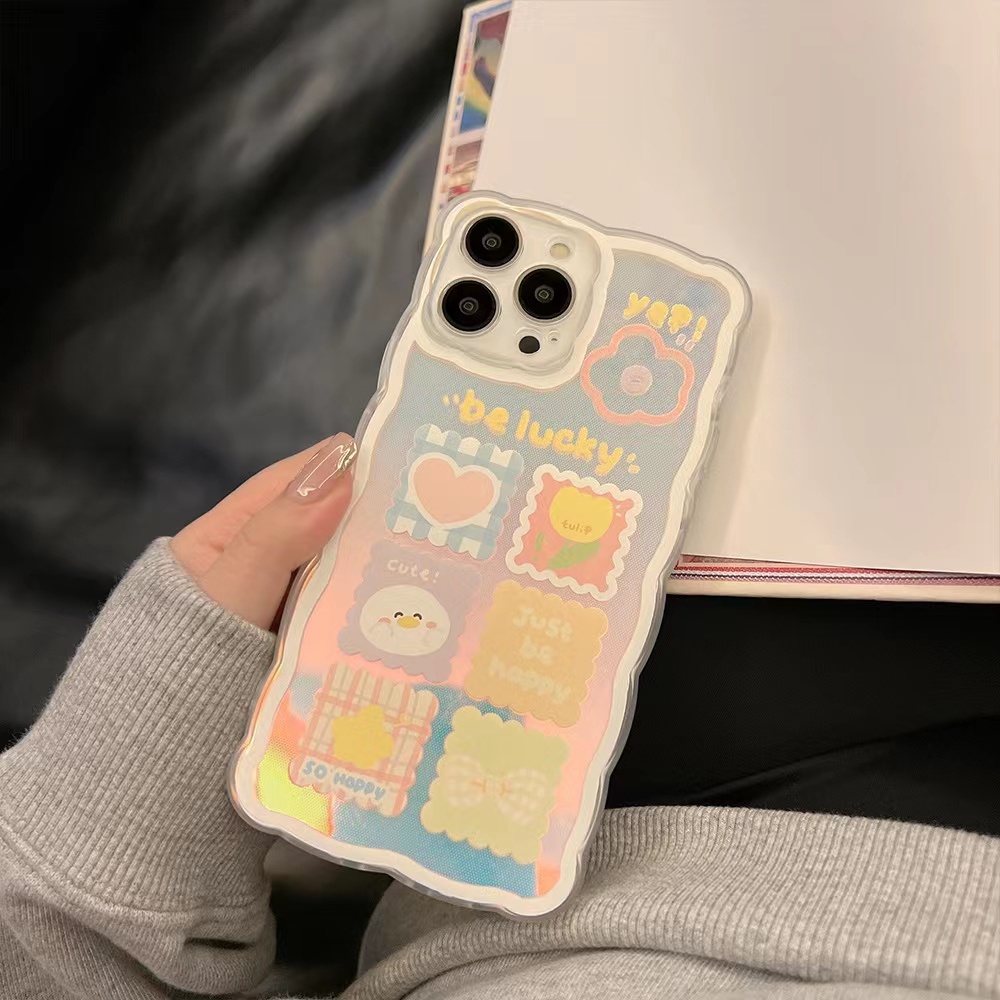 Soft Case Tpu Transparan Motif Kartun Lucu 13 13pro 13prm Untuk iPhone 11 7Plus 8Plus Xr XS 13 12pro Max