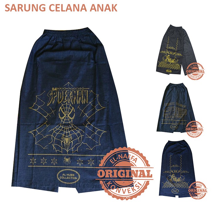 Sarung Celana  Anak ,Sarung Anak Instan printing usia 4-9 thn