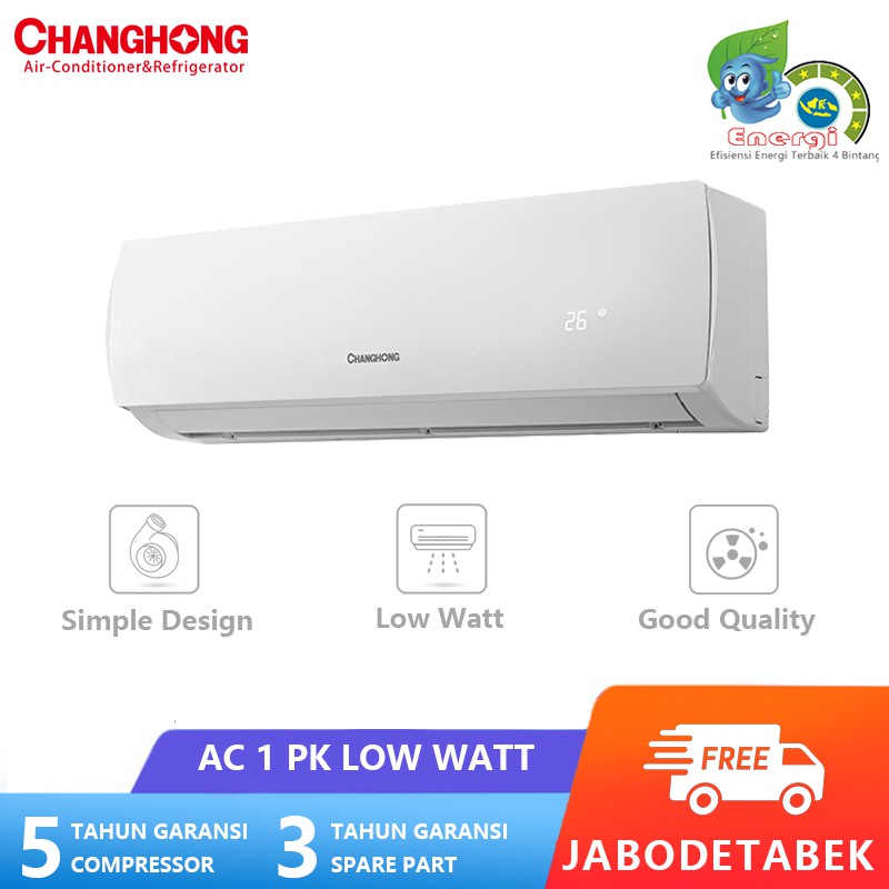 Changhong Ac 1 Pk Csc 09rdx Split Low Watt Indoor Outdoor Unit Only Hanya Di Pulau Jawa Indonesia