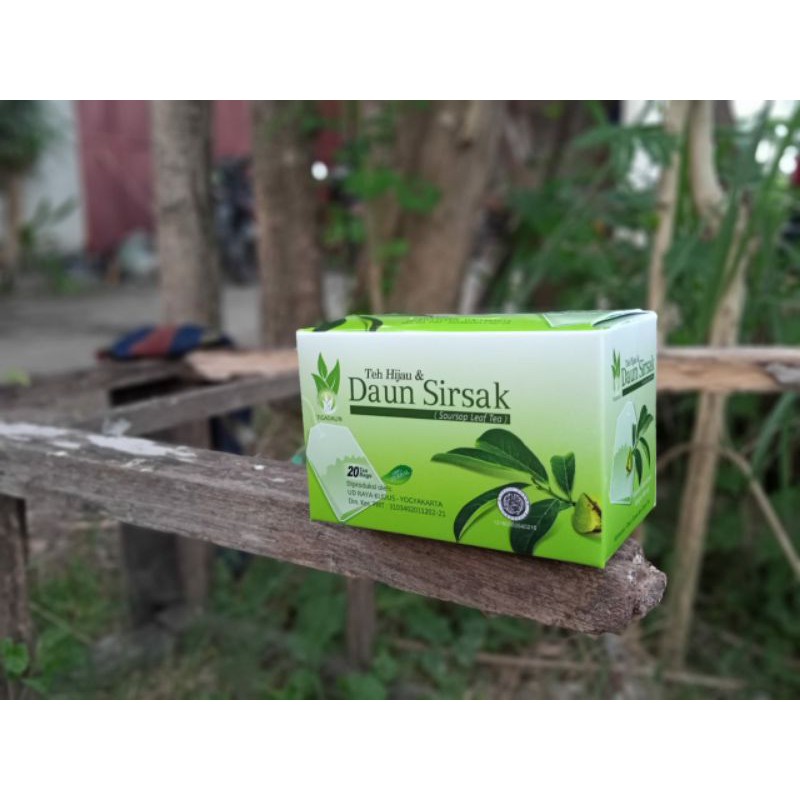 

teh daun sirsak tigadaun