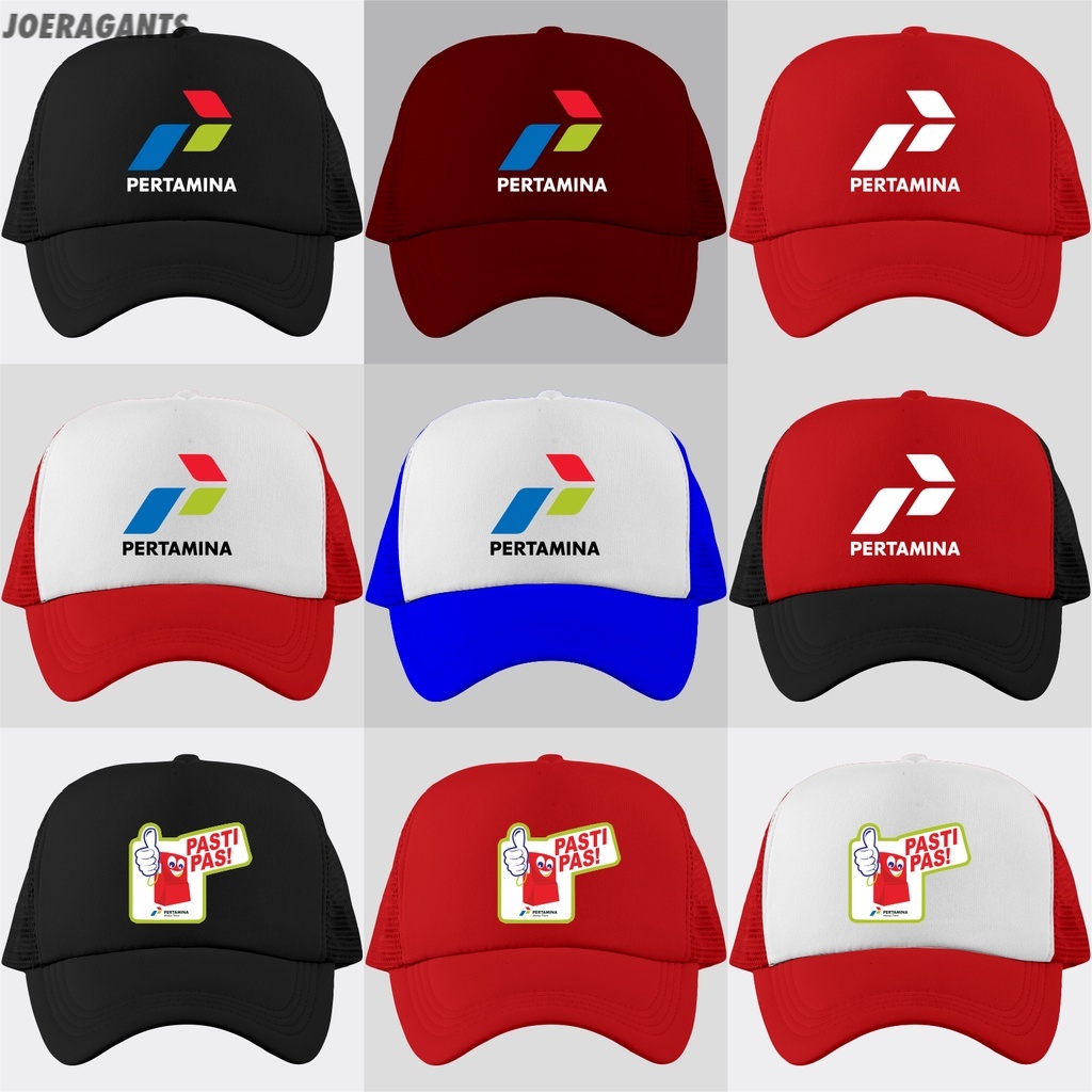 Topi Pertamina - Topi Trucker Pertamina - Topi Pertamina joeragants