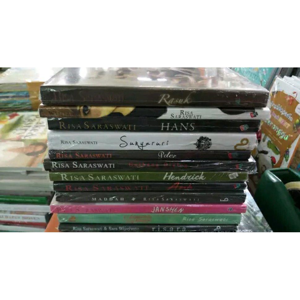 Paling Murah Novel Risa Saraswati 12 Buku - Hans - William - Hendrick - Janshen - Asih - Peter -