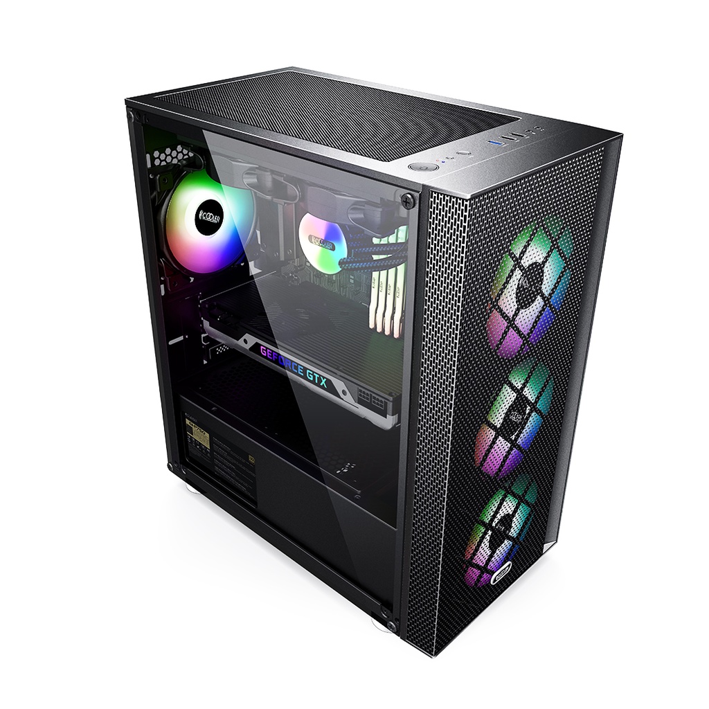 PCCOOLER PLATINUM MM200 MESH GAMING CASE PC COOLER