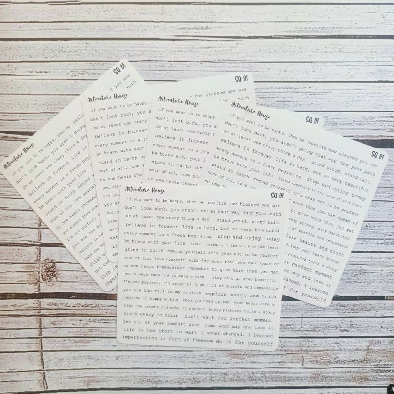 

STICKER JOURNAL BUJO SQ01