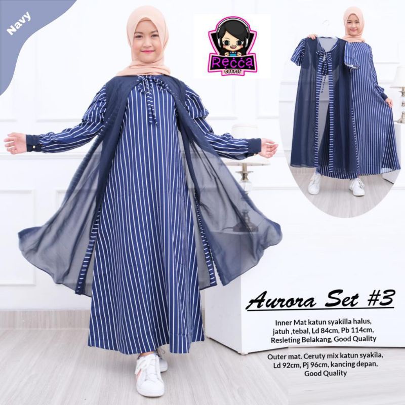 gamis anak aurora