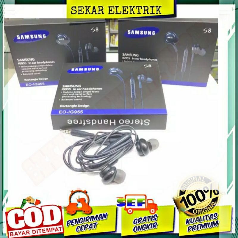 earphone / Headset Universal tipe/merk Samsung S8