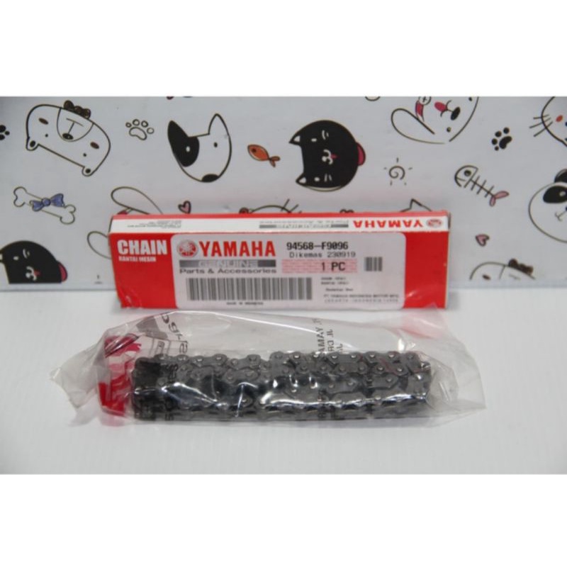 RANTAI KETENG KAMPRAT NEW AEROX NEW NMAX ASLI ORI YAMAHA 94568 F9096