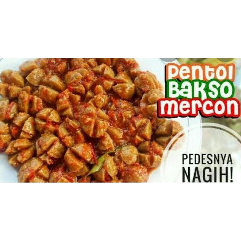 

[ Fresh ] [Bisa Vacuum Tahan 4Hari] Bakso Mercon Pentol Bakso Mercon