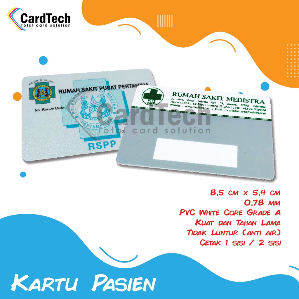 

Cetak PVC Kartu Pasien