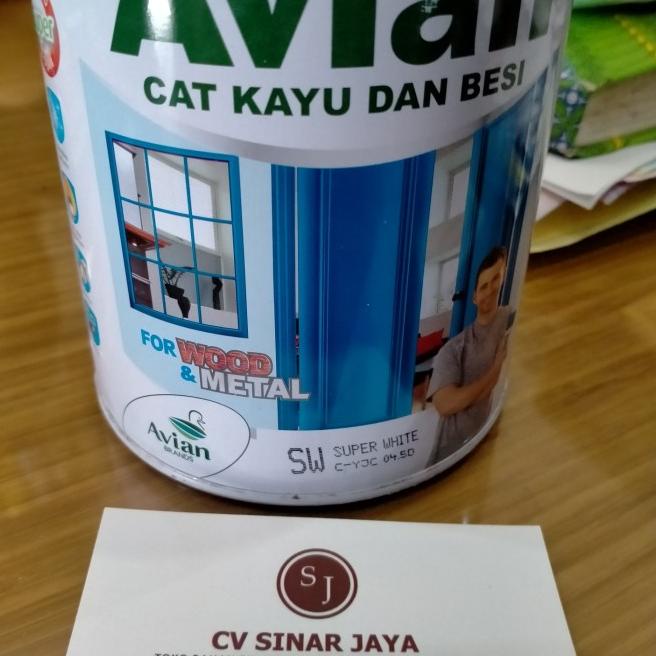 ☟ Cat Besi kayu dan minyak Avian 1kg avian 1 kg X EMCO X FTALIT- RECOLAC - TULIS WARNA  ☜