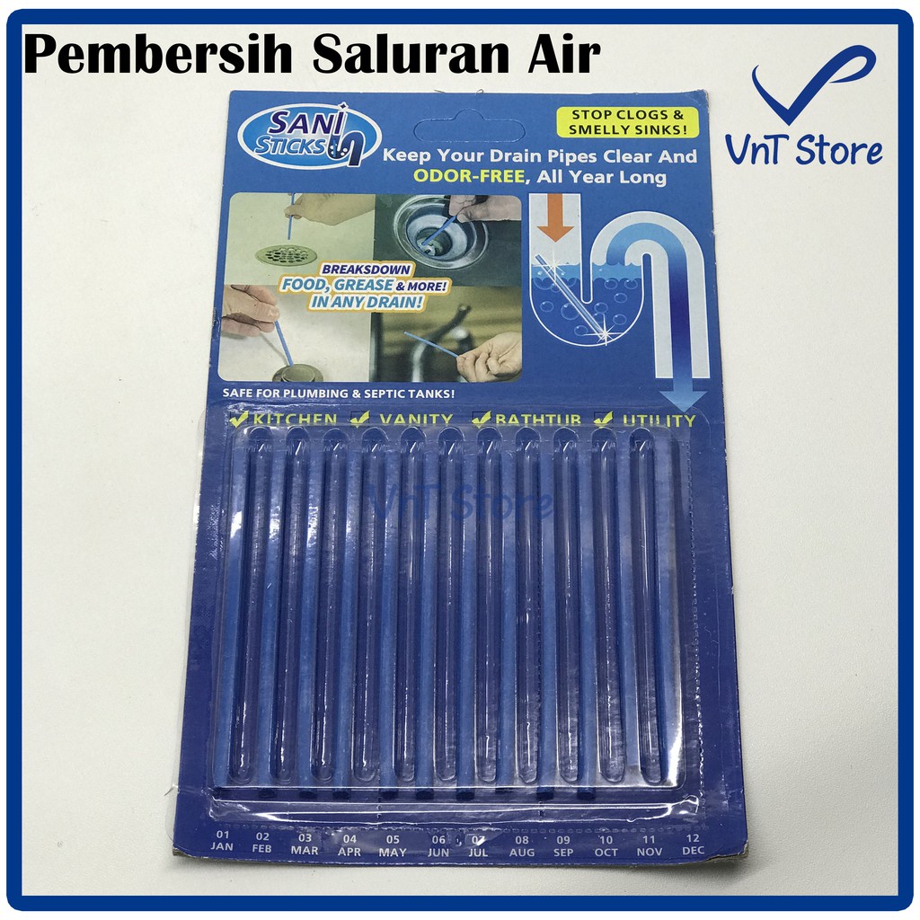 SANI STICK - Pembersih Saluran Air Anti Bau Mampet Sani Stick Drain