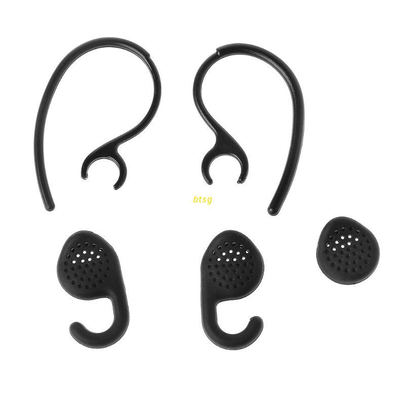 btsg 3Pcs Ear Bud Gel Earbud Tip And 2Pcs Ear Hook Loop For Jabra EXTREME 2 /EXTREME