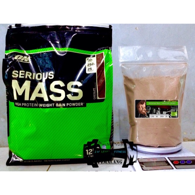 Serious Mass Gainer On Repac Ecer 2 lbs 900 gr Setara Super Mass King Mass BPI Appeton L-men