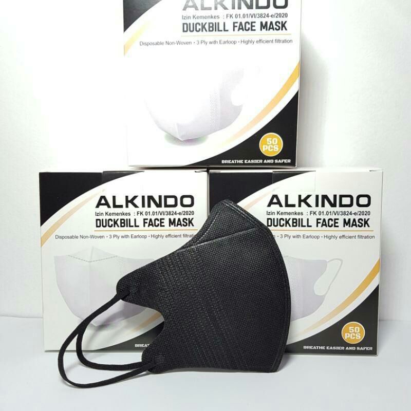 Masker Duckbill Alkindo / One care 50 pcs earloop