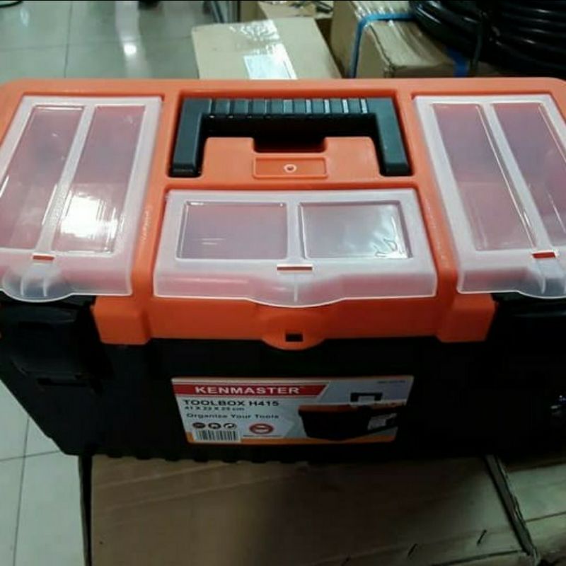 TOOL BOX KENMASTER H415 TOOLBOX SERBA GUNA KENMASTER H 415 KOTAK PENYIMPANAN BARANG