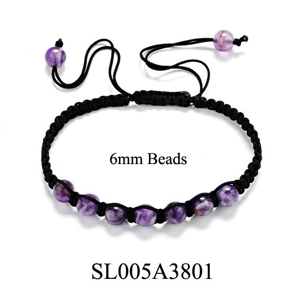 Gelang Shambala Batu Amethyst Untuk Chakra Mahkota