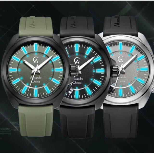 ALEXANDRE CHRISTIE 8631 MH RUBBER PRIA ORIGINAL GARANSI 1TAHUN
