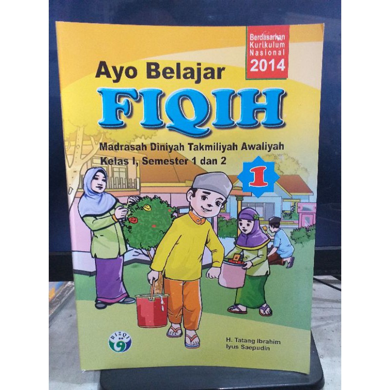fiqih kelas 1 MDTA berdasarkan kurikulum nasional 2014 edisi Januari 2021