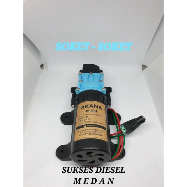 Gratong Dinamo Sprayer Dinamu Pompa Air Dc 12V Tekanan Tinggi Sprayer Gun Steam Mini Doorsmeer Hiu