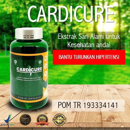 CARDICURE Herbal obat jantung Koroner dan Stroke Melarutkan Plak Penyumbatan Jantung