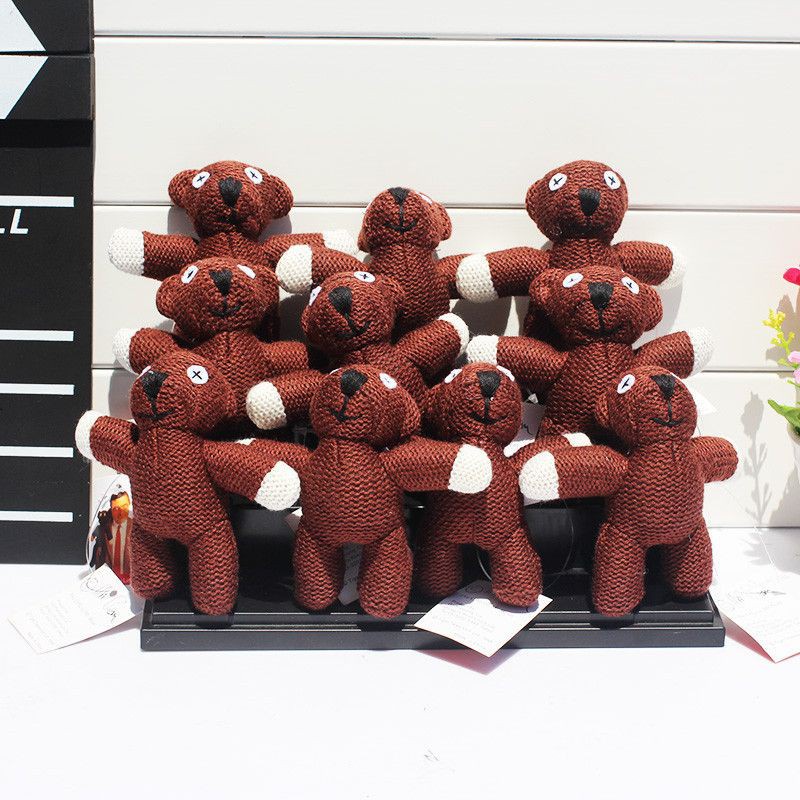 Mall Mr. Bean Teddy Bear Plushy Key Chain / Boneka Gantungan Kunci - Brown