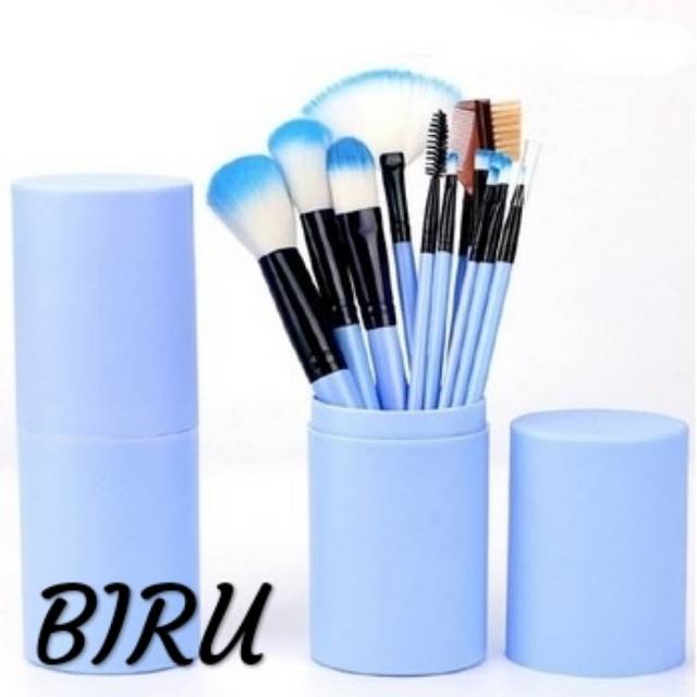 ( STOK READY ) Kuas alat make up kosmetik make up pro rias brush 12 in 1