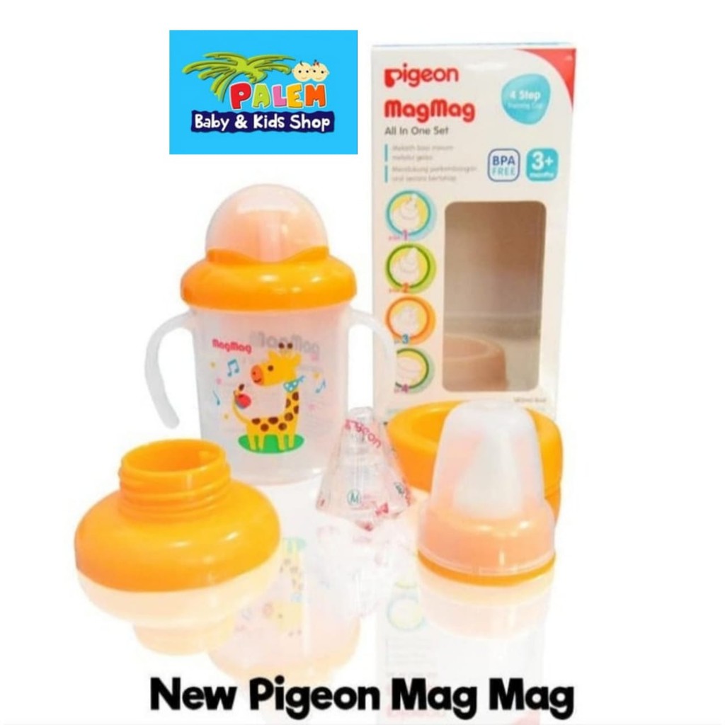 Pigeon Mag mag all in one set  3+ BPA free 8065