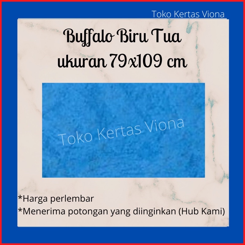 

kertas buffalo /cover/sampul jilid biru tua 79x109 cm