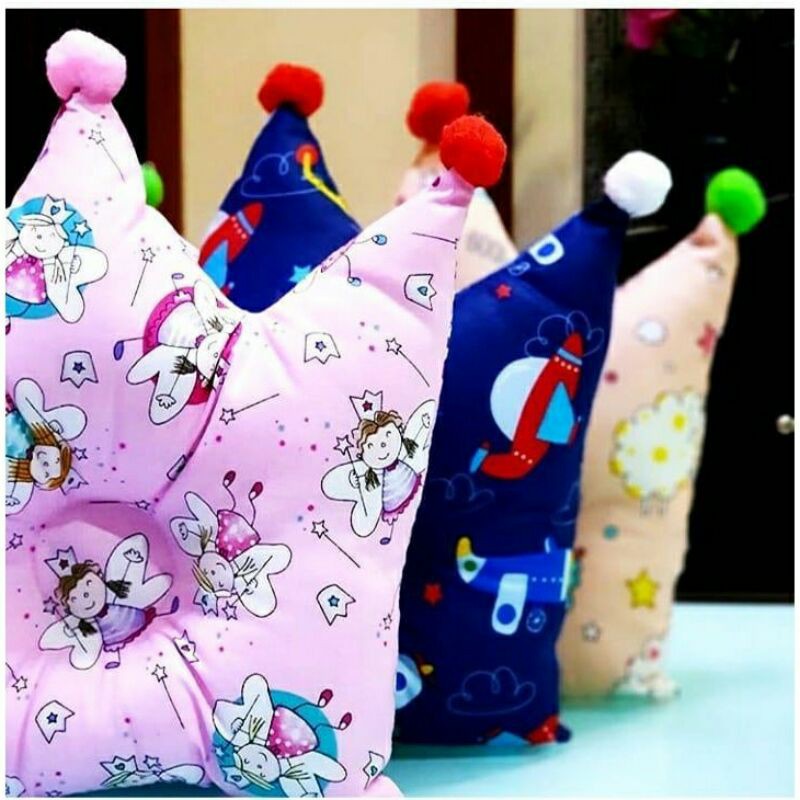 Bantal Bayi  / Bantal  Anti Peyang Bantal Baby / Bantal Peang Mahkota / Bantal Mahkota BCM09 U1